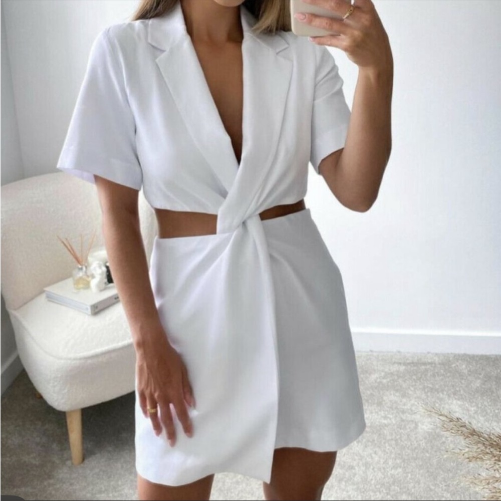 Zara NWT cut out blazer dress